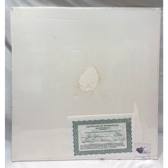 Calico Giraffe Numbered Picture Print & Signed By Artist Mary Linn Benning - Picture 9 of 9